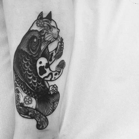 Tattoos - iakuza cat - 128007